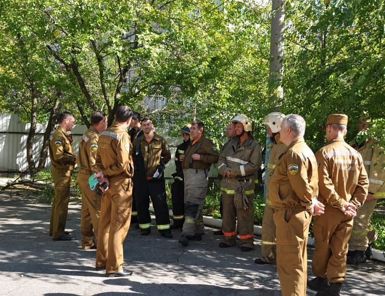 Учебная пожарная эвакуация